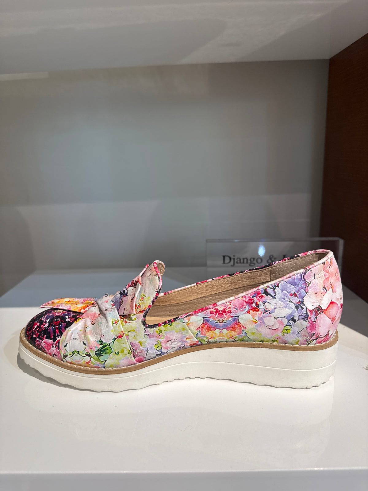 Django and Juliet Oclem Floral Leather Loafer