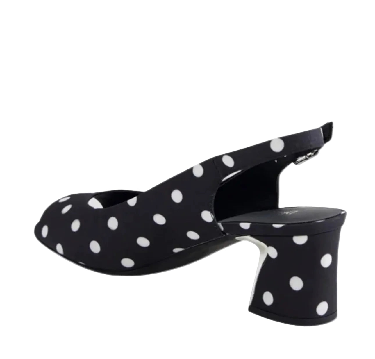Django and Juliette Jackiest Slingback Peep Toe Heel