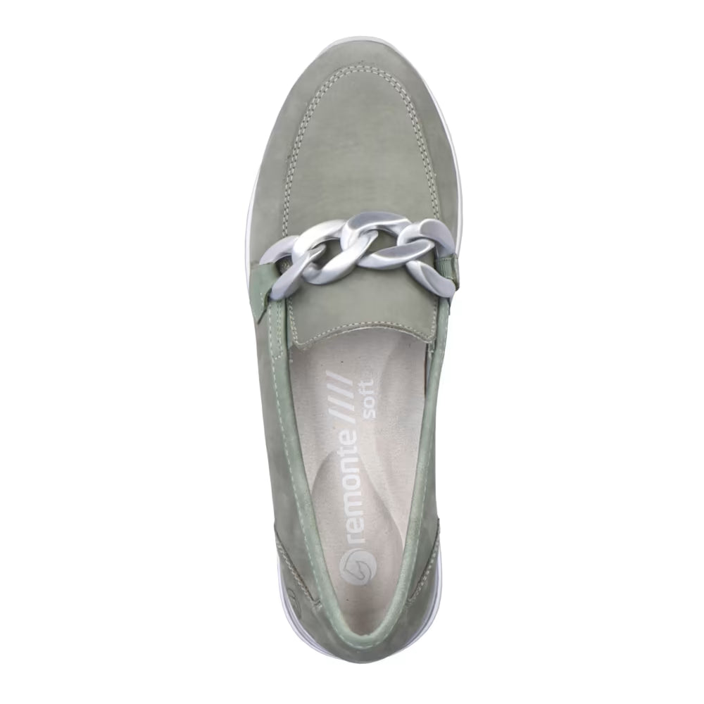 Remonte Women's Casual Slip-on Loafer - Mint