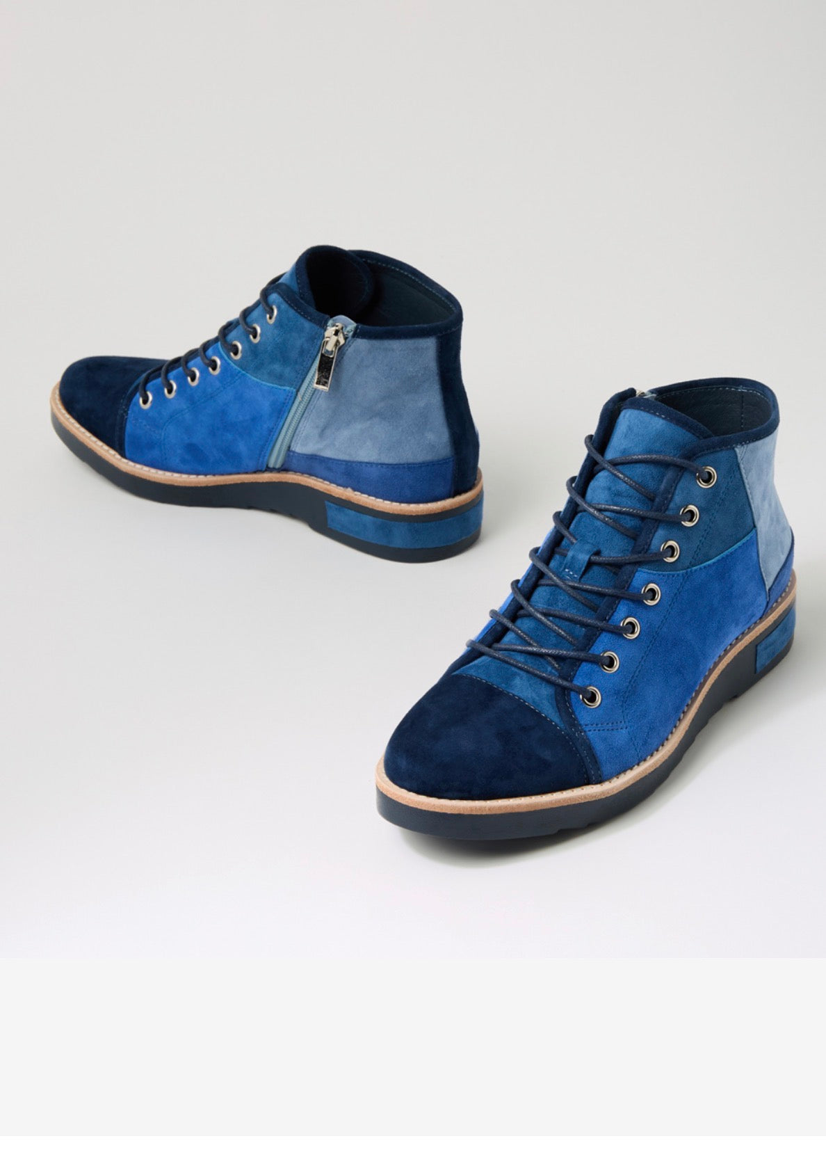 Blue Suede Multi Regine Django and Juliette Booty