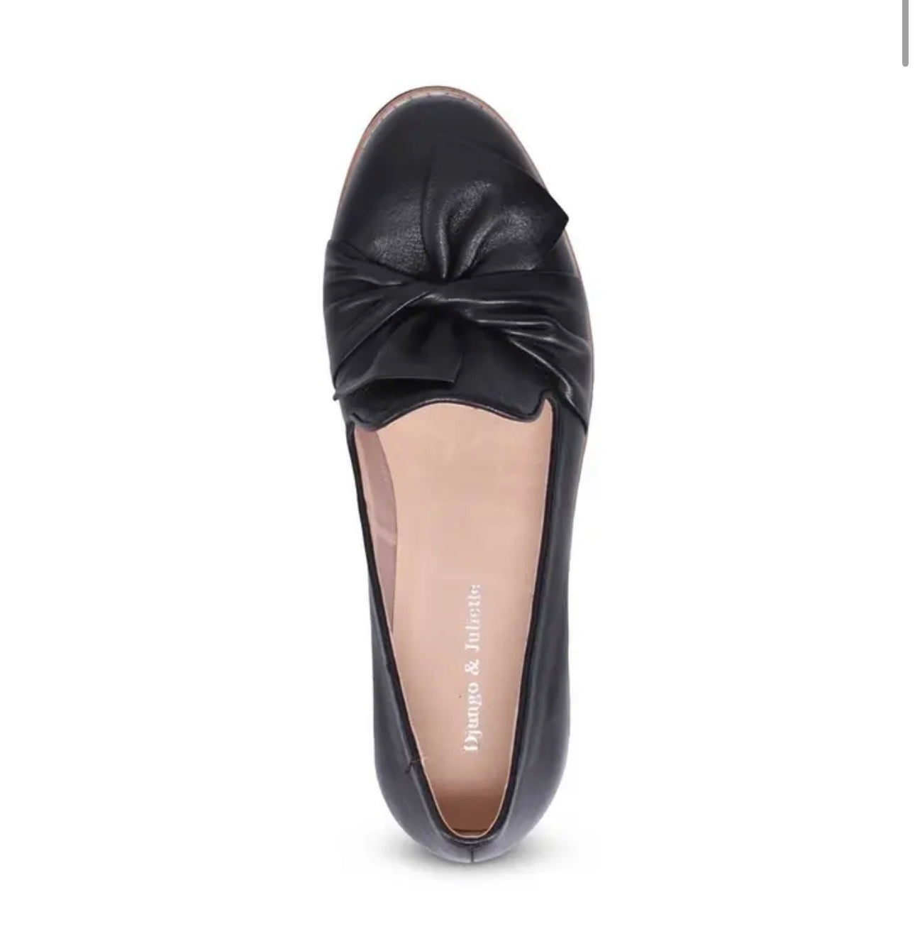 Django and Juliette Oclem Black Leather Loafers