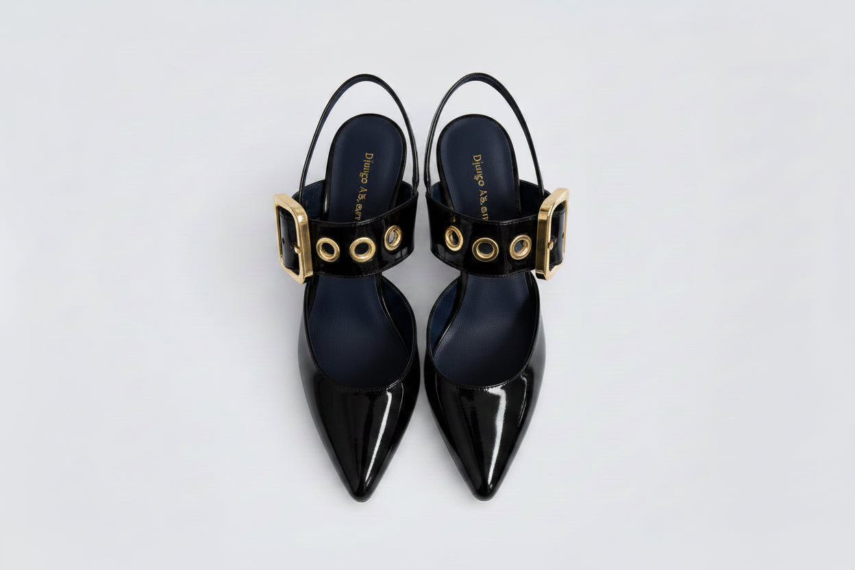 Django and Juliette Magaly Black Patent Leather