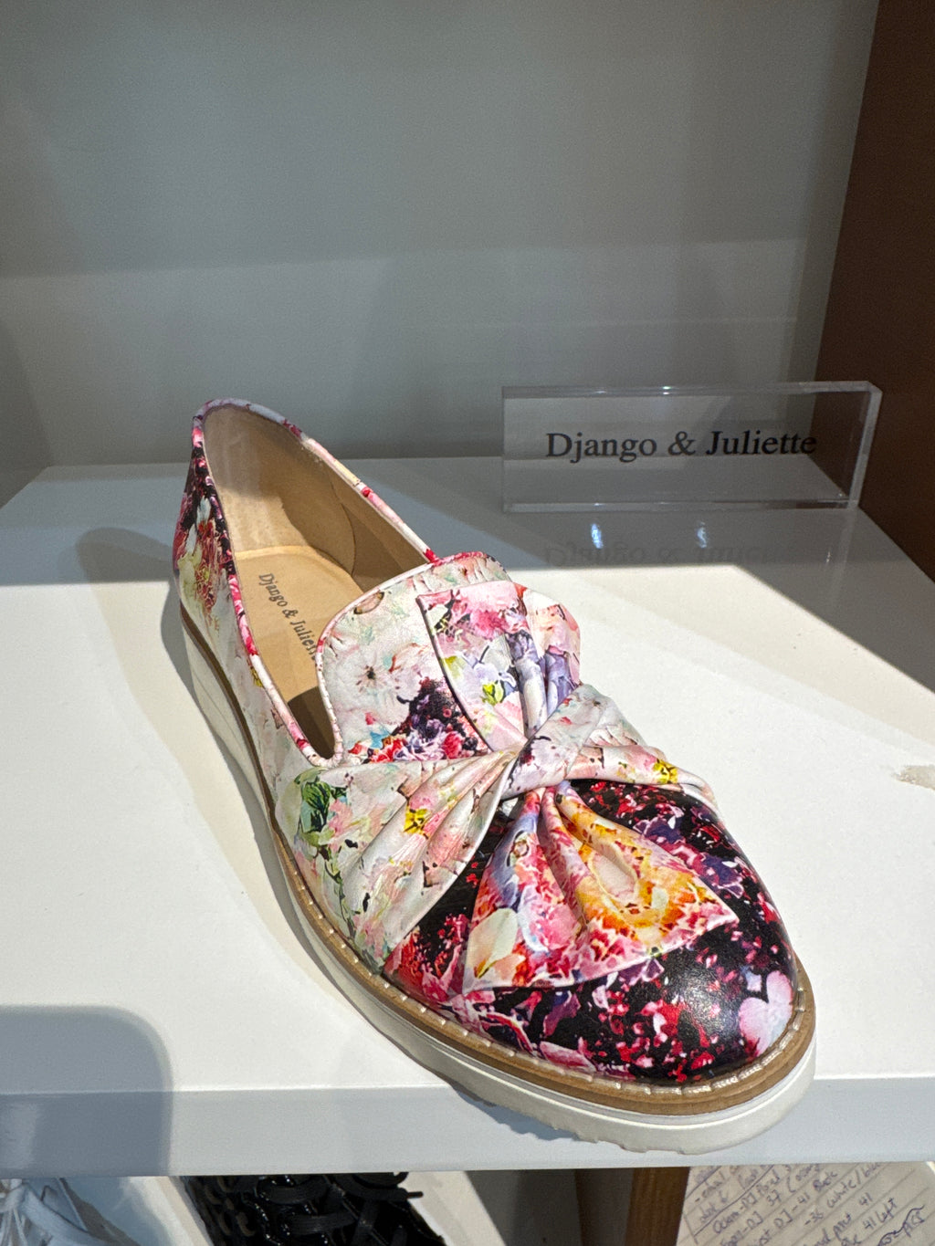 Django and Juliet Oclem Floral Leather Loafer