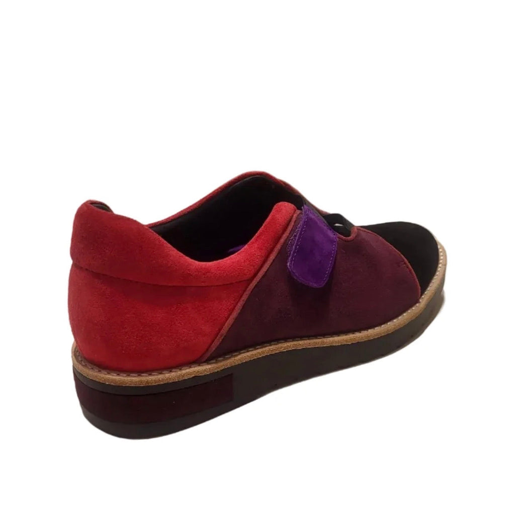 Django and Juliette Reiny Suede Red Multi