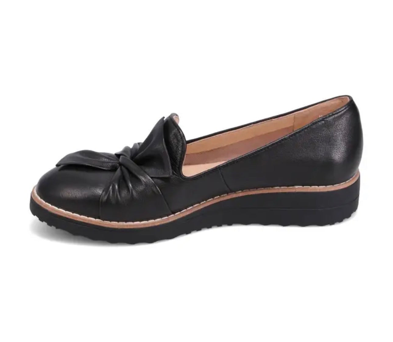 Django and Juliette Oclem Black Leather Loafers