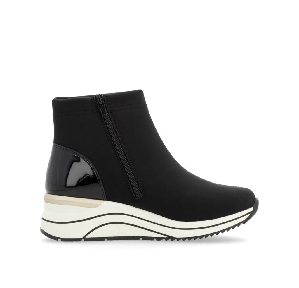 Remonte Water Resistant Bootie Black