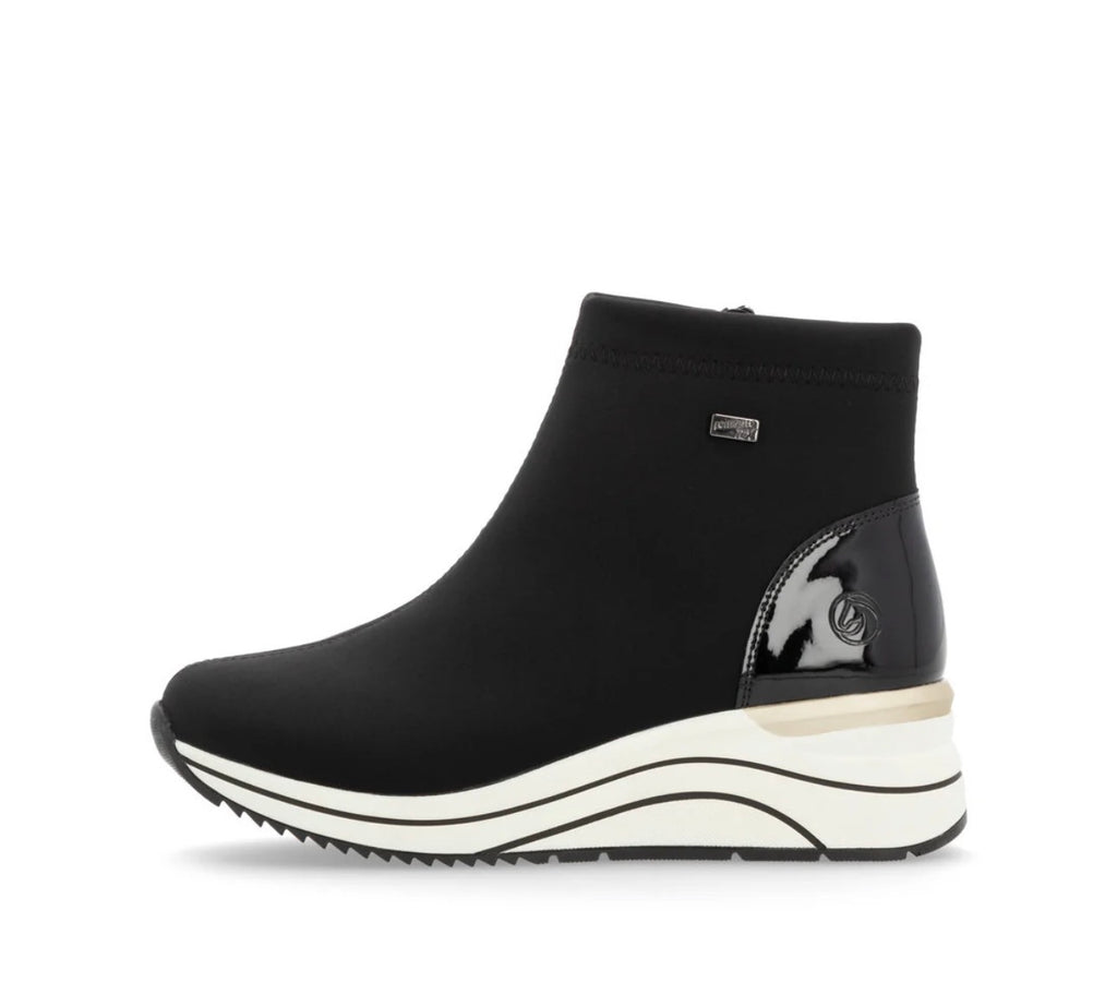 Remonte Water Resistant Bootie Black