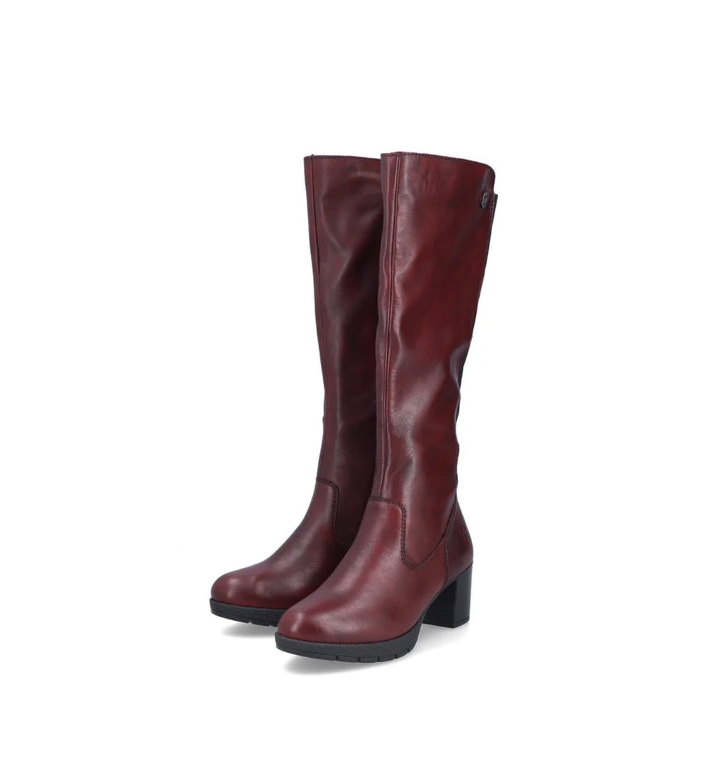 Rieker Dark Red Burgundy Boots