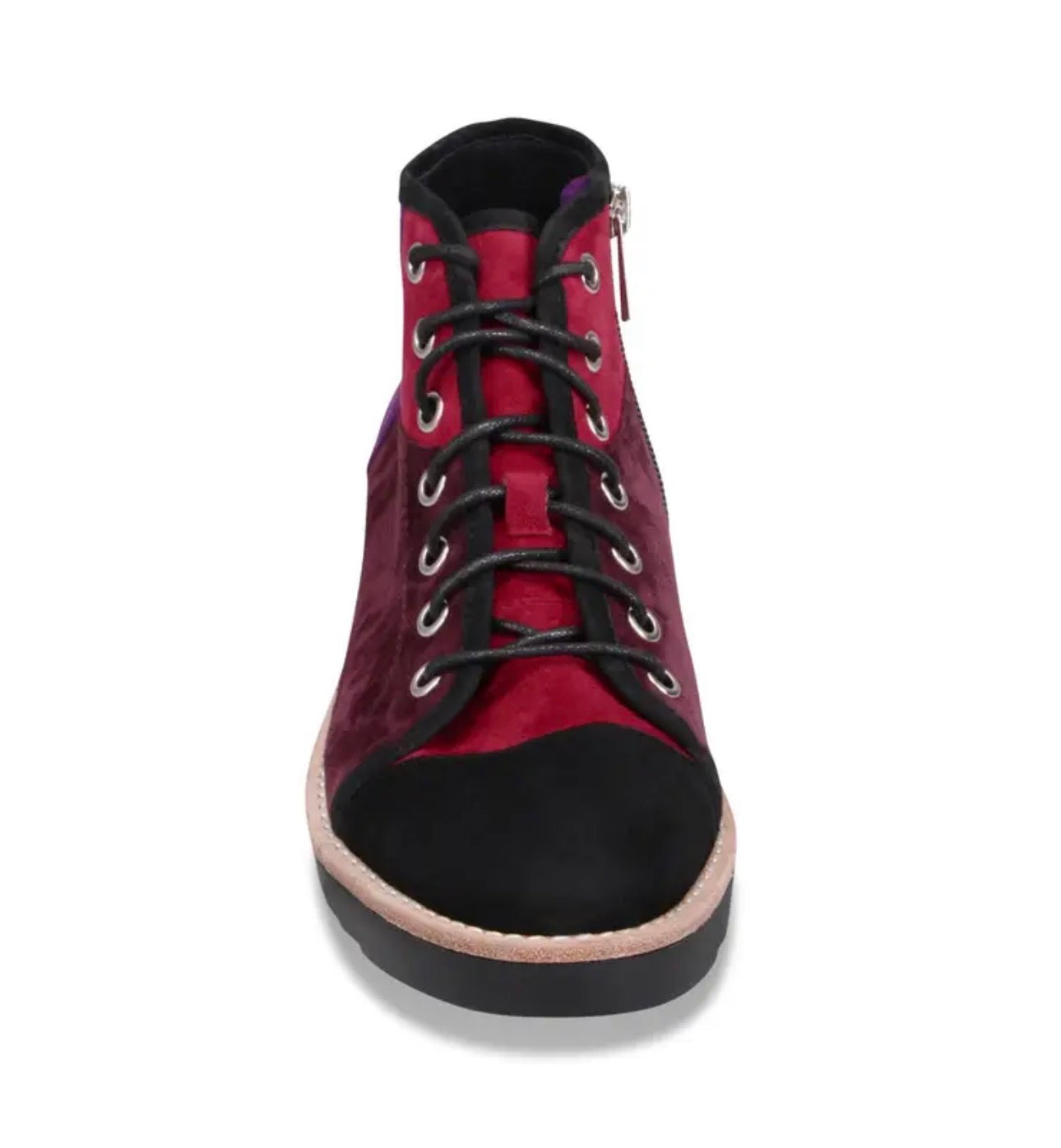 Red Purple multi suede Django and Juliette Regine Booty