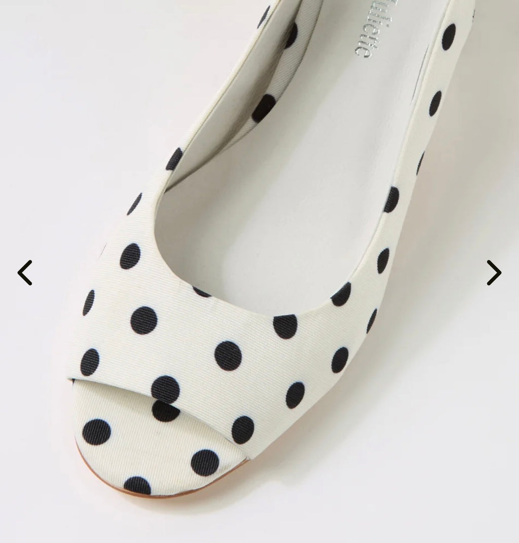 Django and Juliette Jackiest Slingback Peep Toe Heel