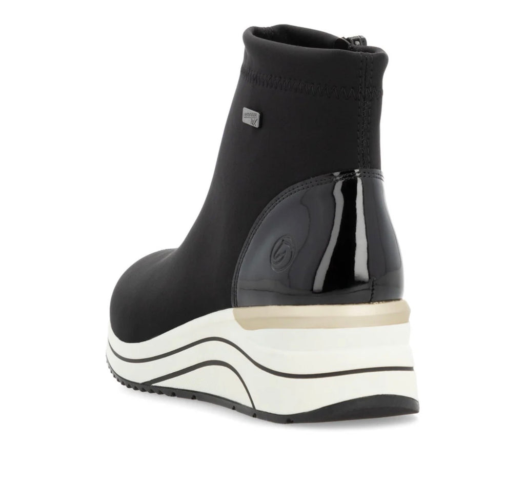 Remonte Water Resistant Bootie Black