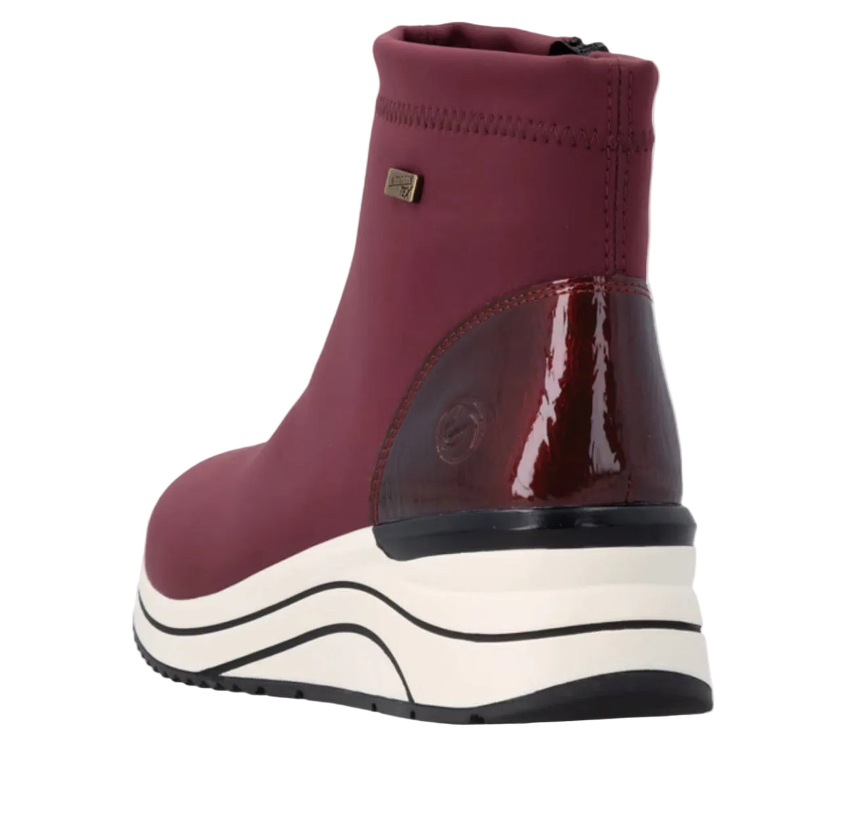 Remonte Water Resistant Bootie red