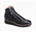 Django and Juliette Opal Leather Bootie Leopard