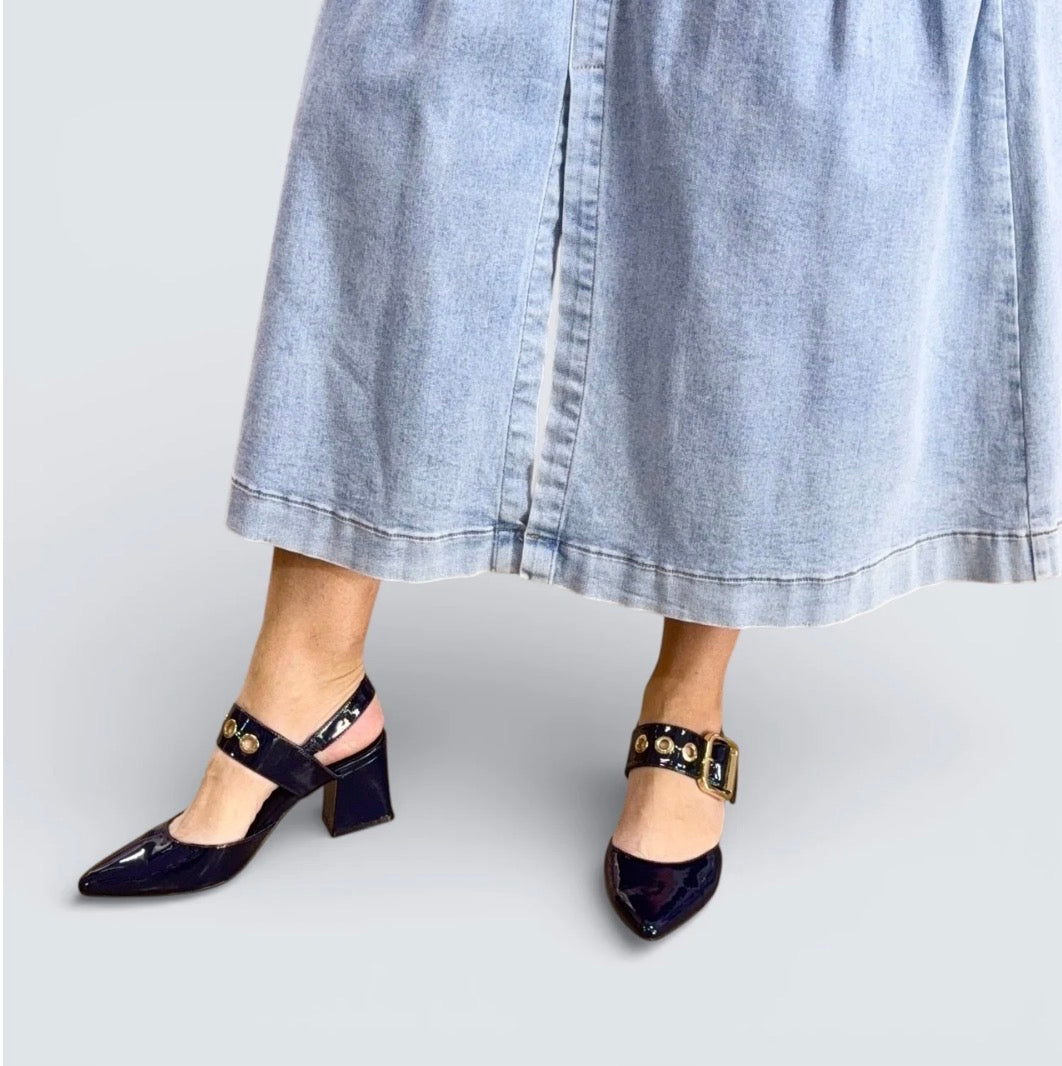 Django and Juliette Magaly Black Patent Leather