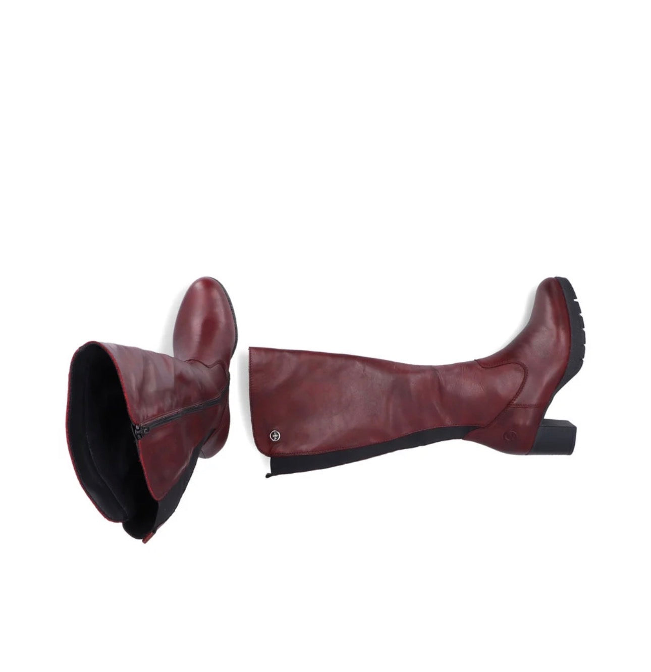Rieker Dark Red Burgundy Boots