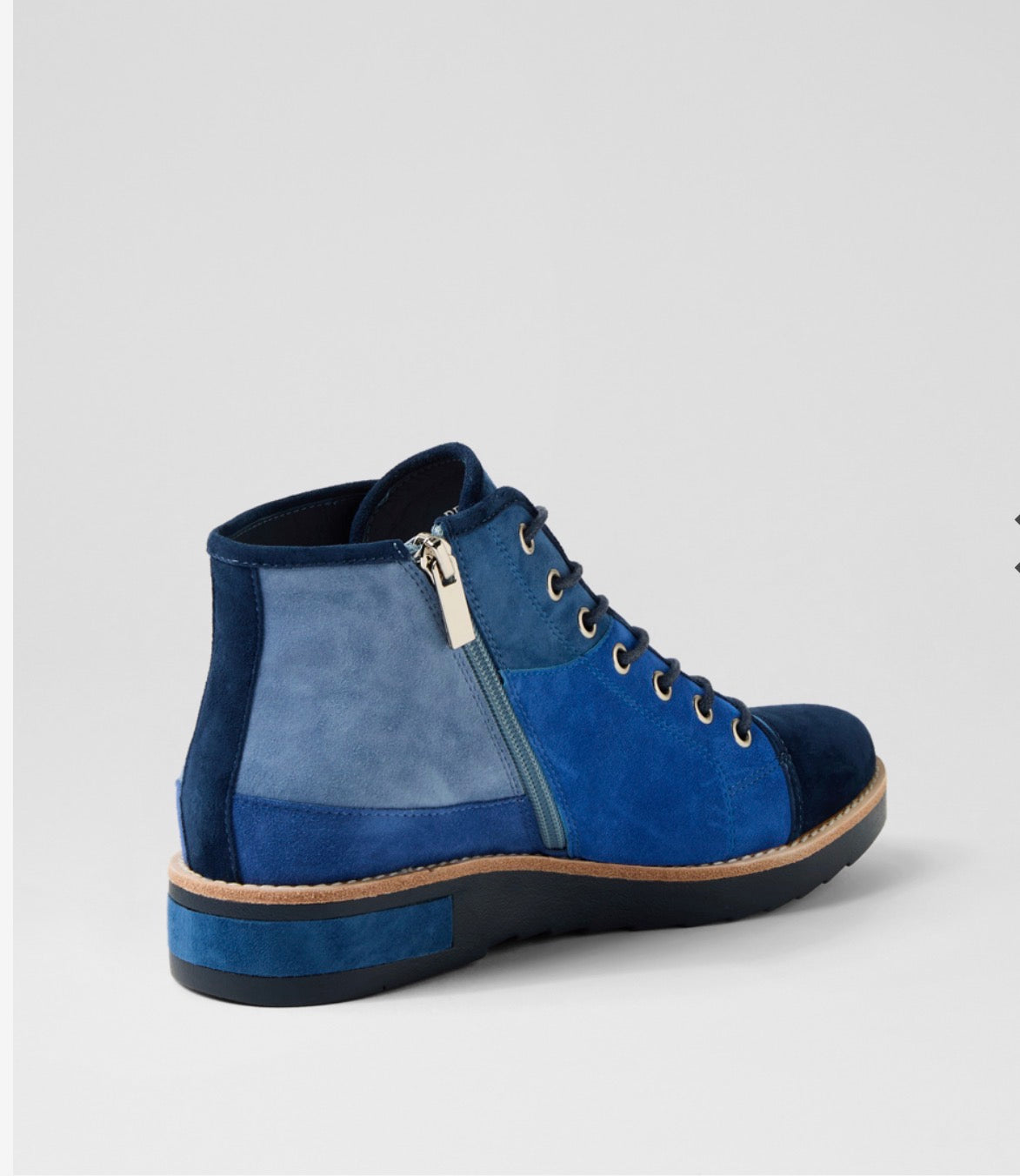 Blue Suede Multi Regine Django and Juliette Booty