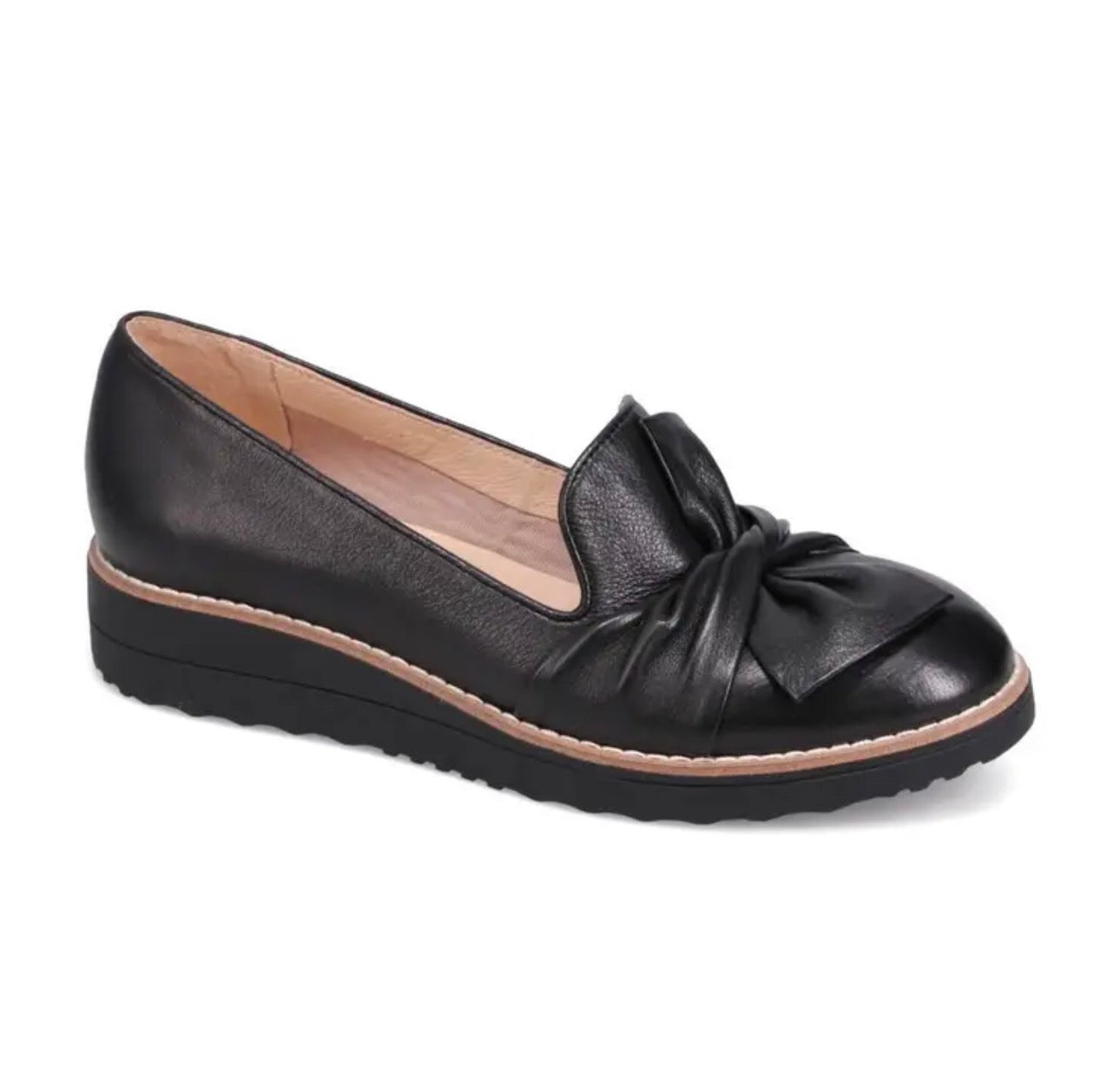 Django and Juliette Oclem Black Leather Loafers