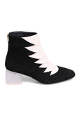 Black / Cream Suede Mammow Django and Juliette Booty