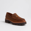Django & Juliette Finola Leather Loafers - Brown