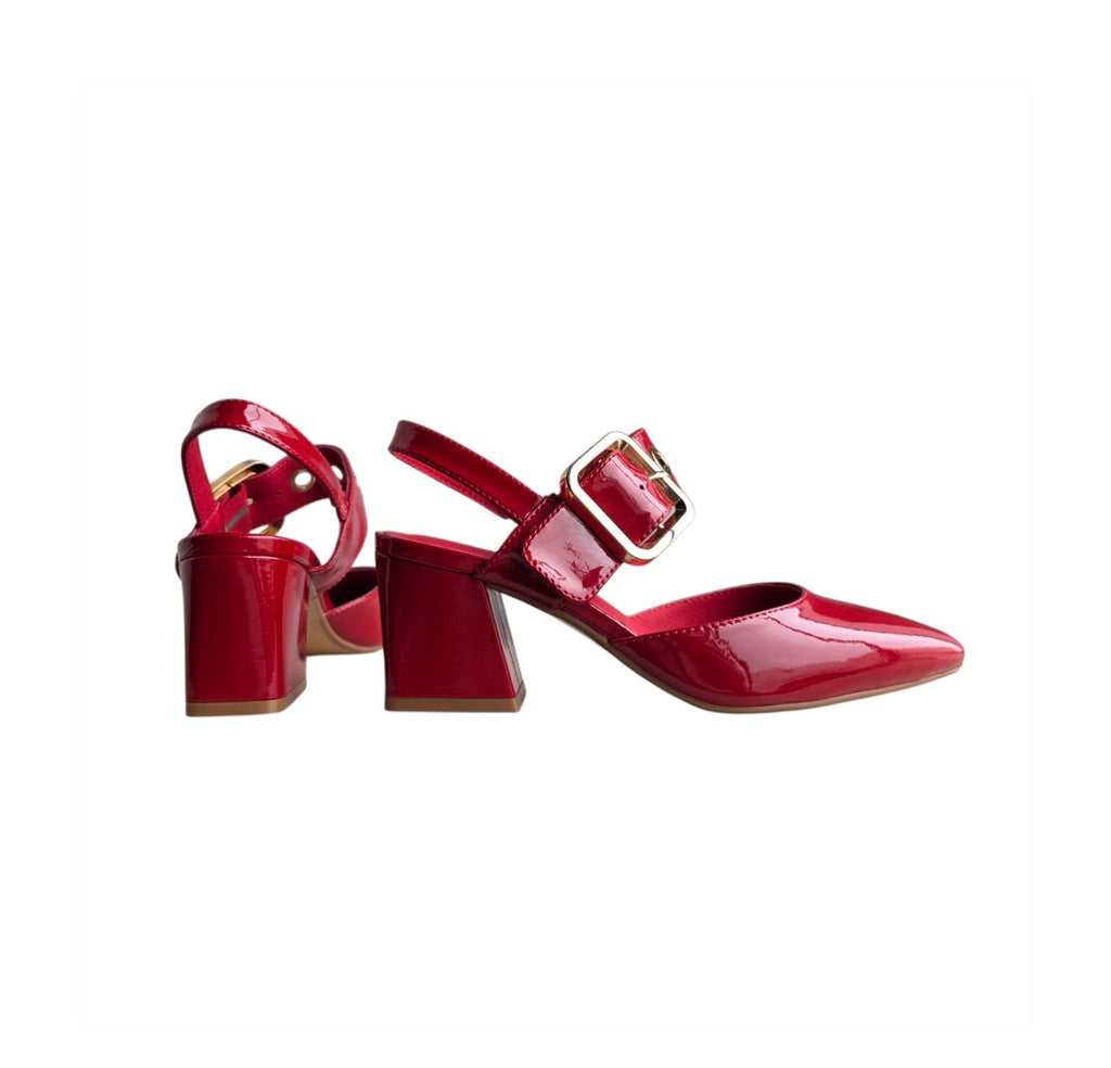 Django and Juliette Magaly Dark Red Patent Leather