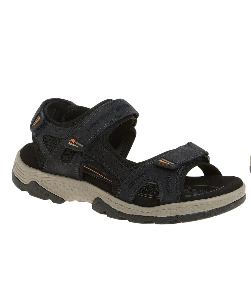 Fluchos Men’s Vegabuck F2411 Azul (navy) Sandal