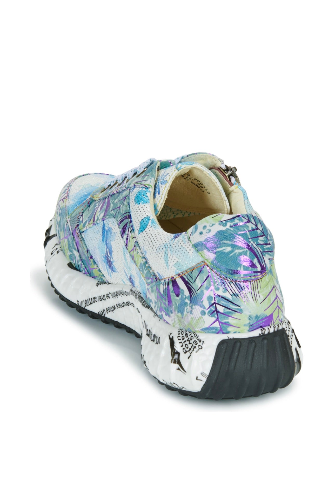 Laura Vita Blue Floral Sneaker