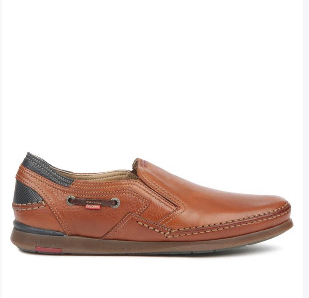 Fluchos Men’s Mariner Camel Leather Loafer