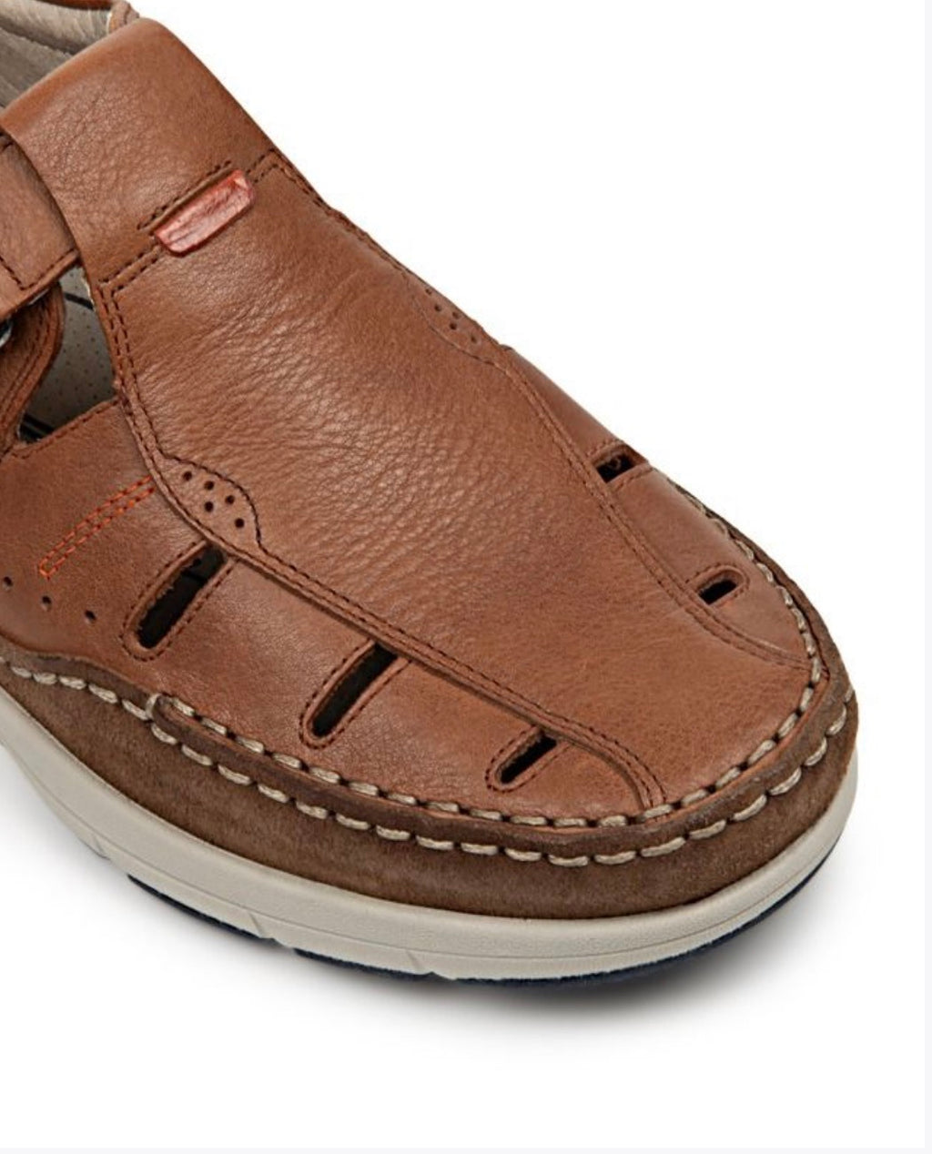 Fluchos Men’s Kai Brown Leather Fisherman Sandal