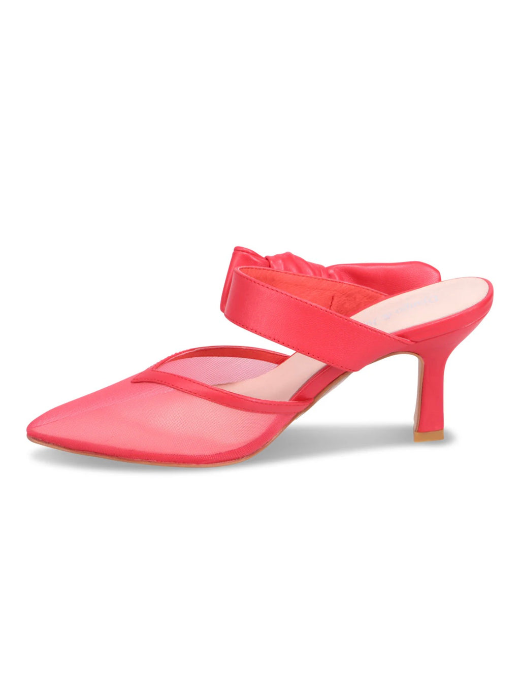 Django and Juliette Lyla Open Back Heel Red