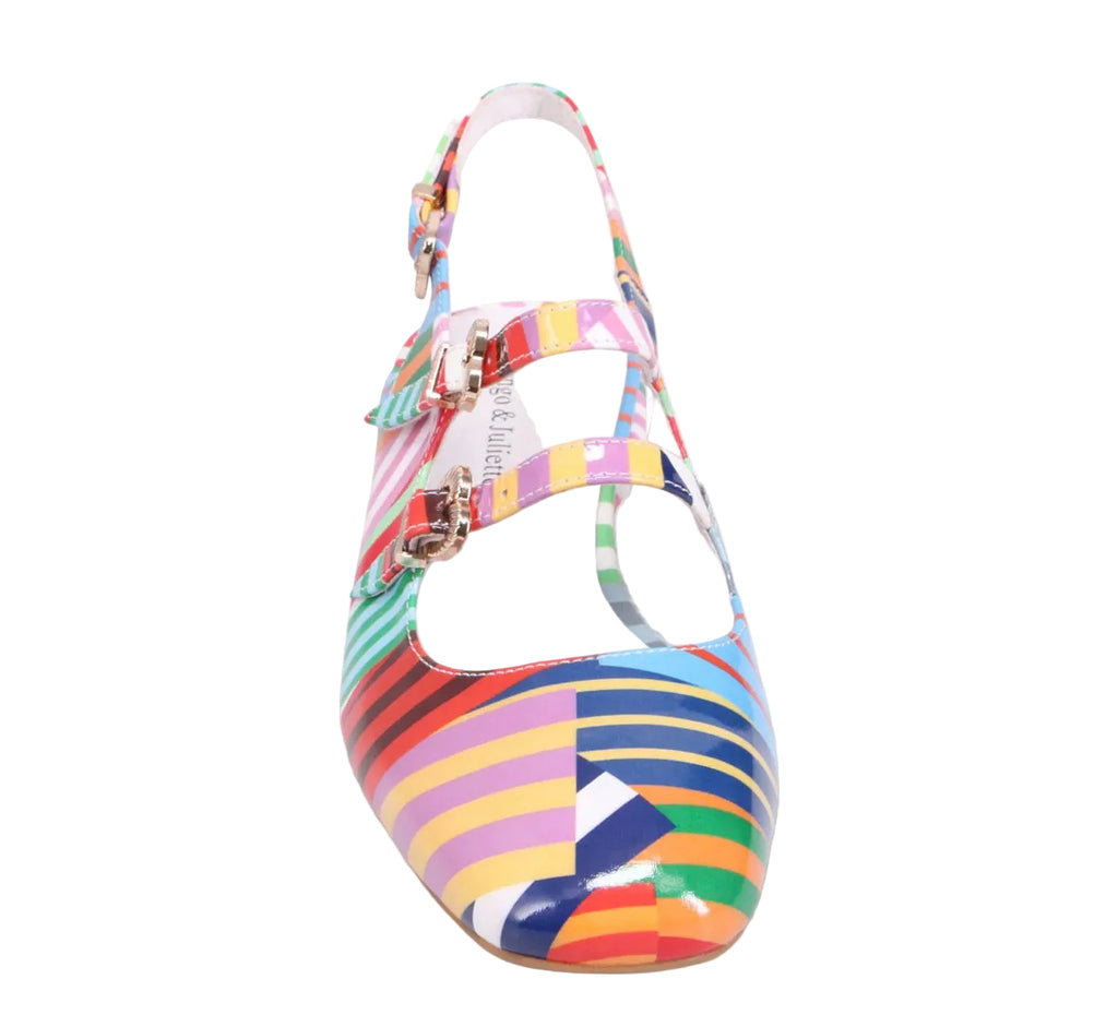 Django and Juliette Viraze Mary Jane (white stripes)