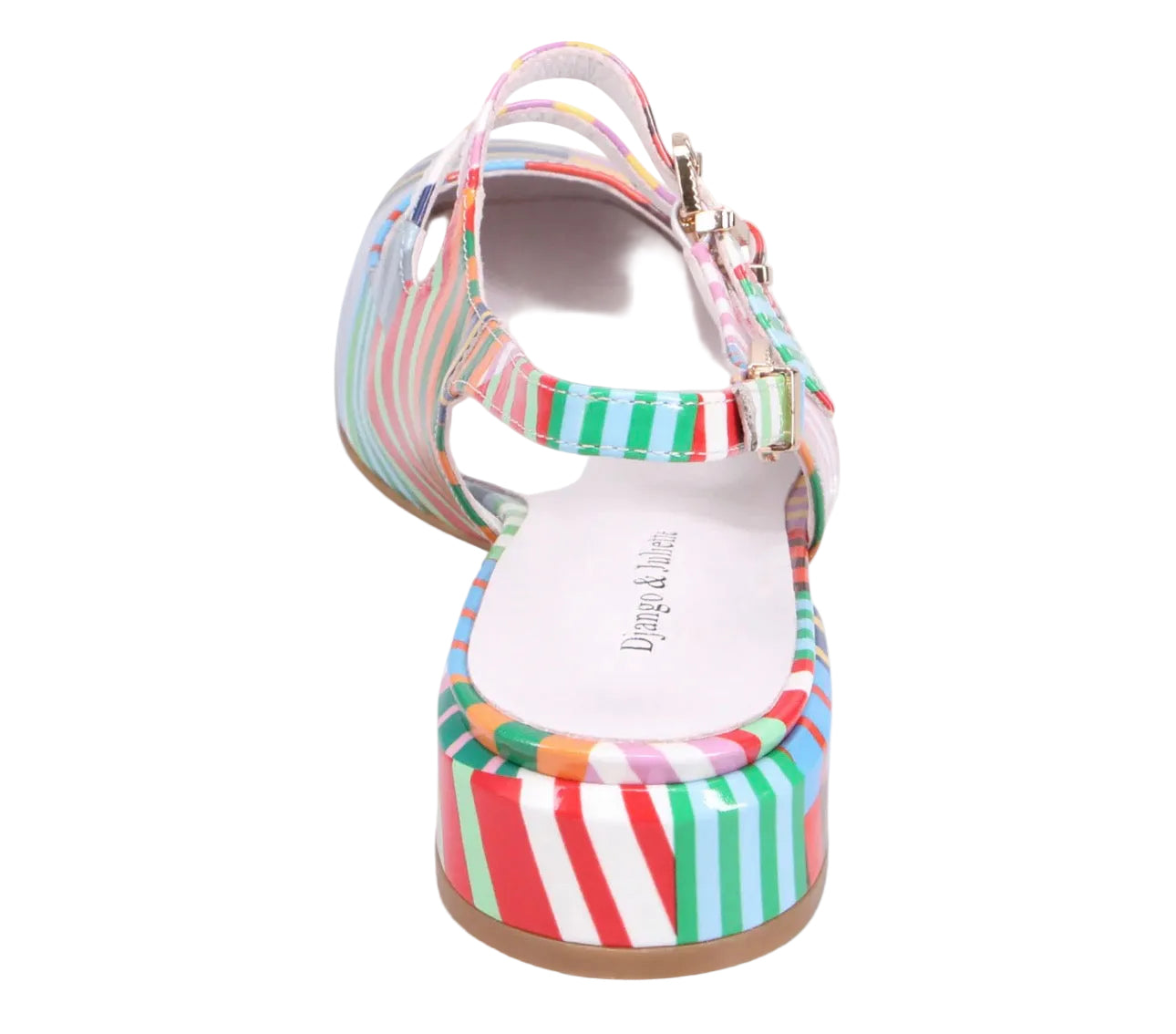 Django and Juliette Viraze Mary Jane (white stripes)