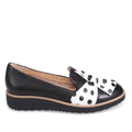 Django and Juliette Oclem Leather Loafer Black polka dot