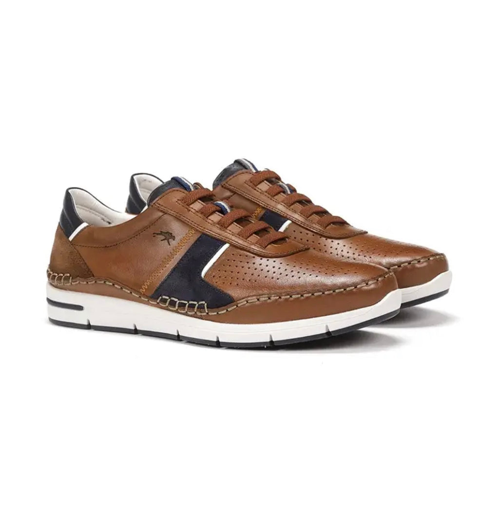 Fluchos Men’s Yannic Camel Leather Sneaker