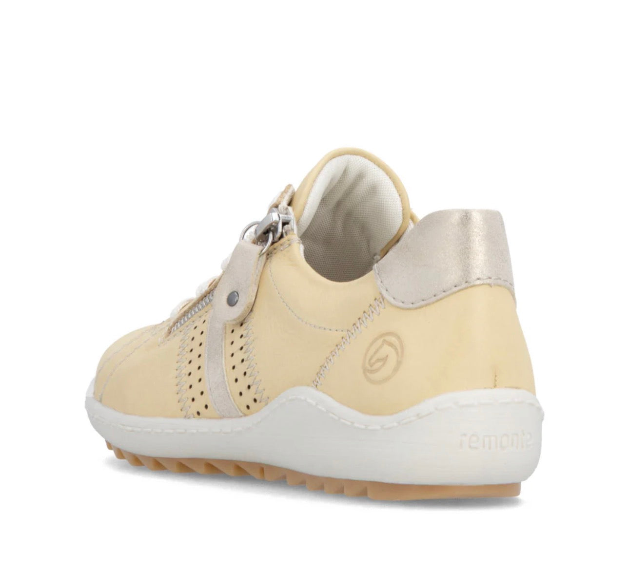 Remonte Women's Leather Sneaker Yellow