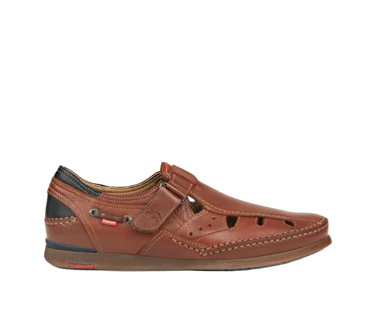 Fluchos Men’s Mariner Brown Leather Fisherman Sandal