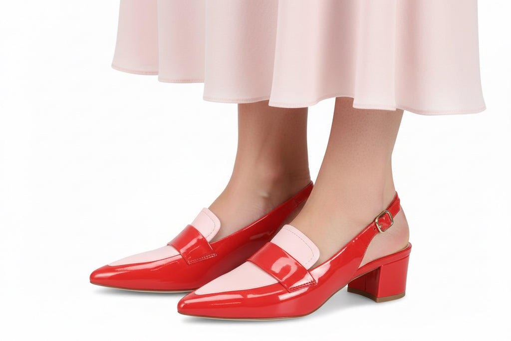 Django and Juliette Aiday Slingback red patent