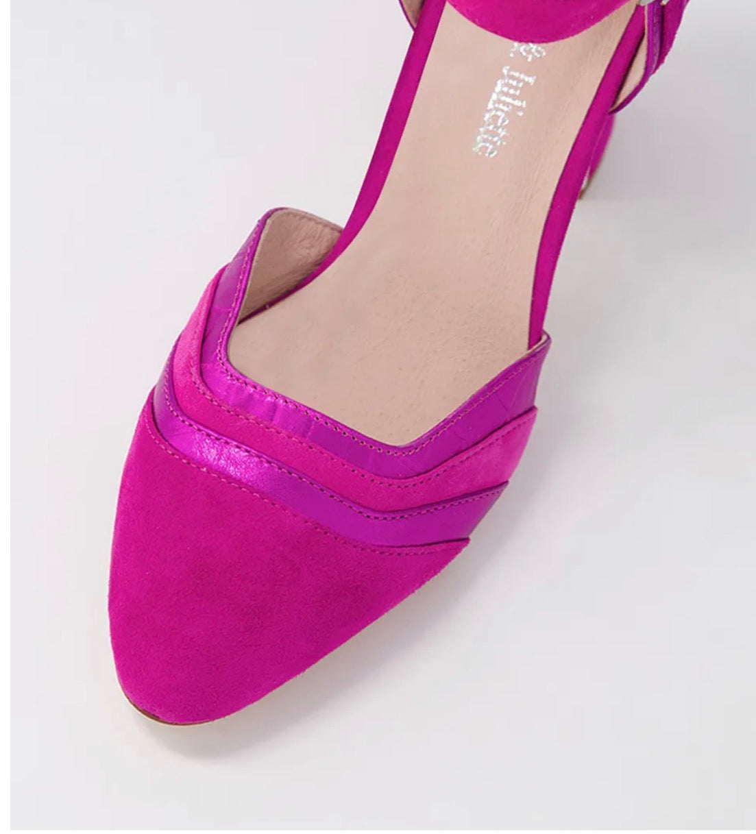 Django & Juliette kimo Ankle Strap Heel - Fuscia