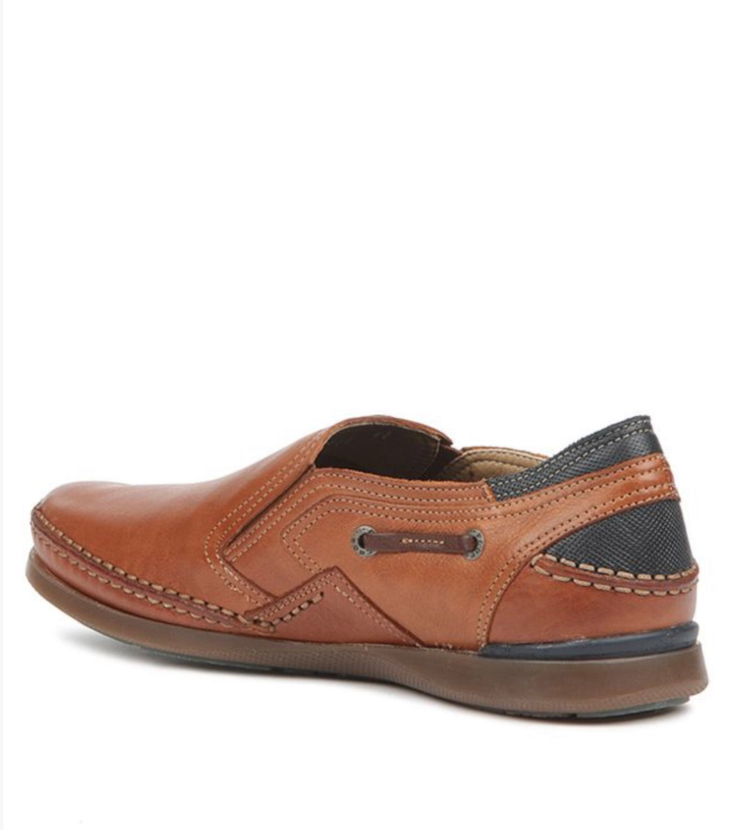 Fluchos Men’s Mariner Camel Leather Loafer