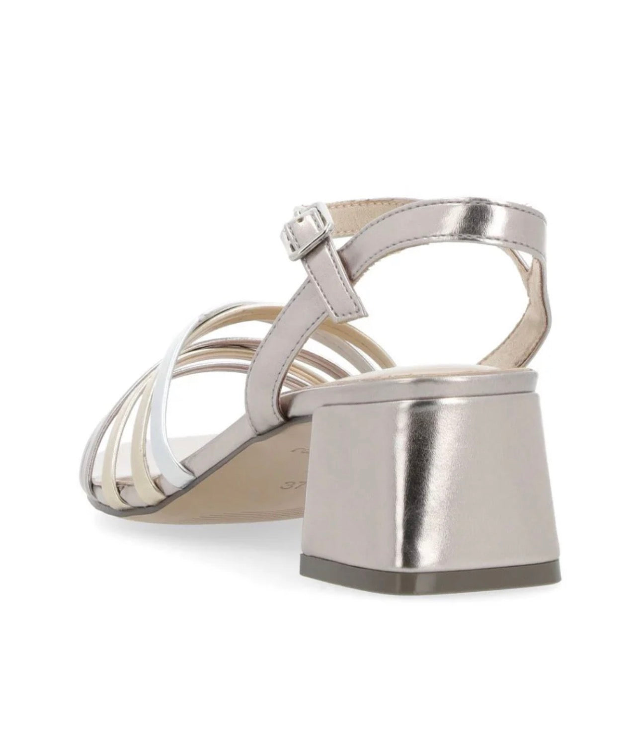 Remonte Gold Strappy Sandals