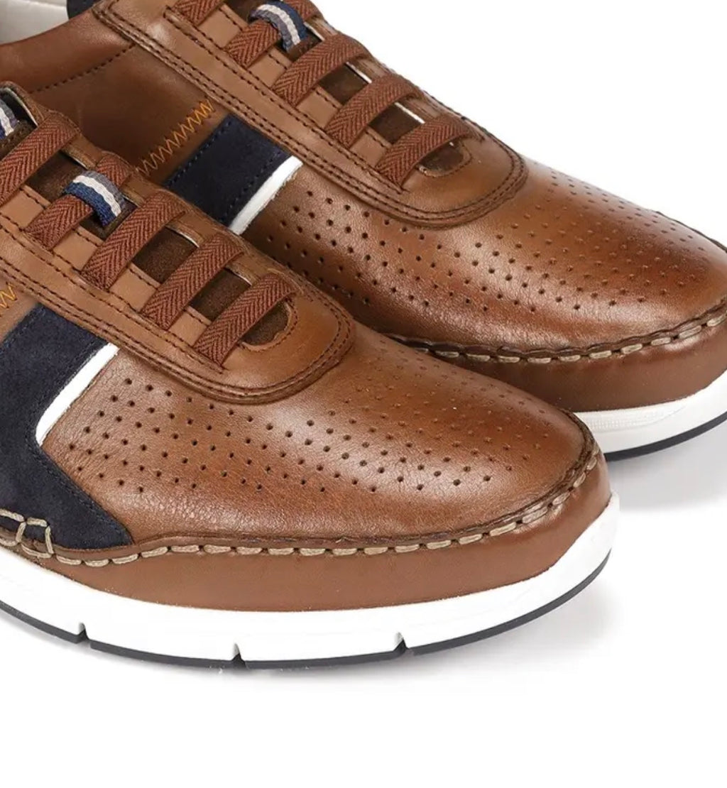 Fluchos Men’s Yannic Camel Leather Sneaker