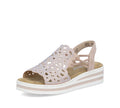 Rieker Pink Women’s Sparkly Wedge Sandals