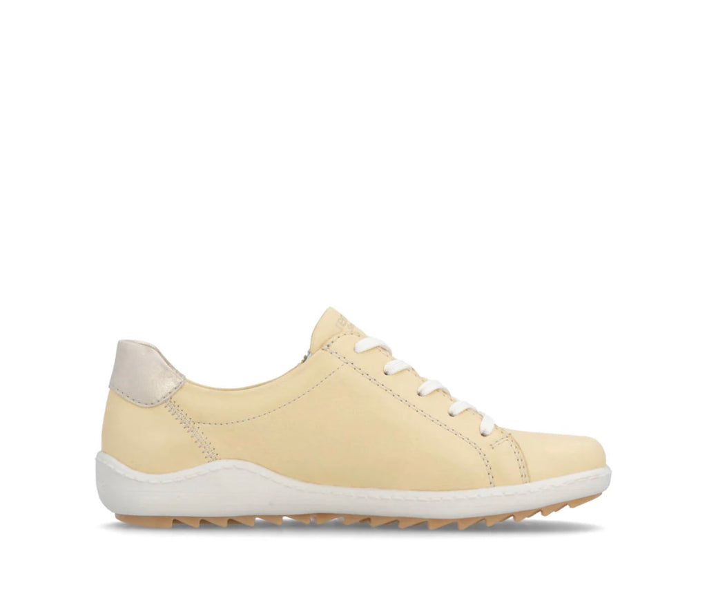 Remonte Women's Leather Sneaker Yellow