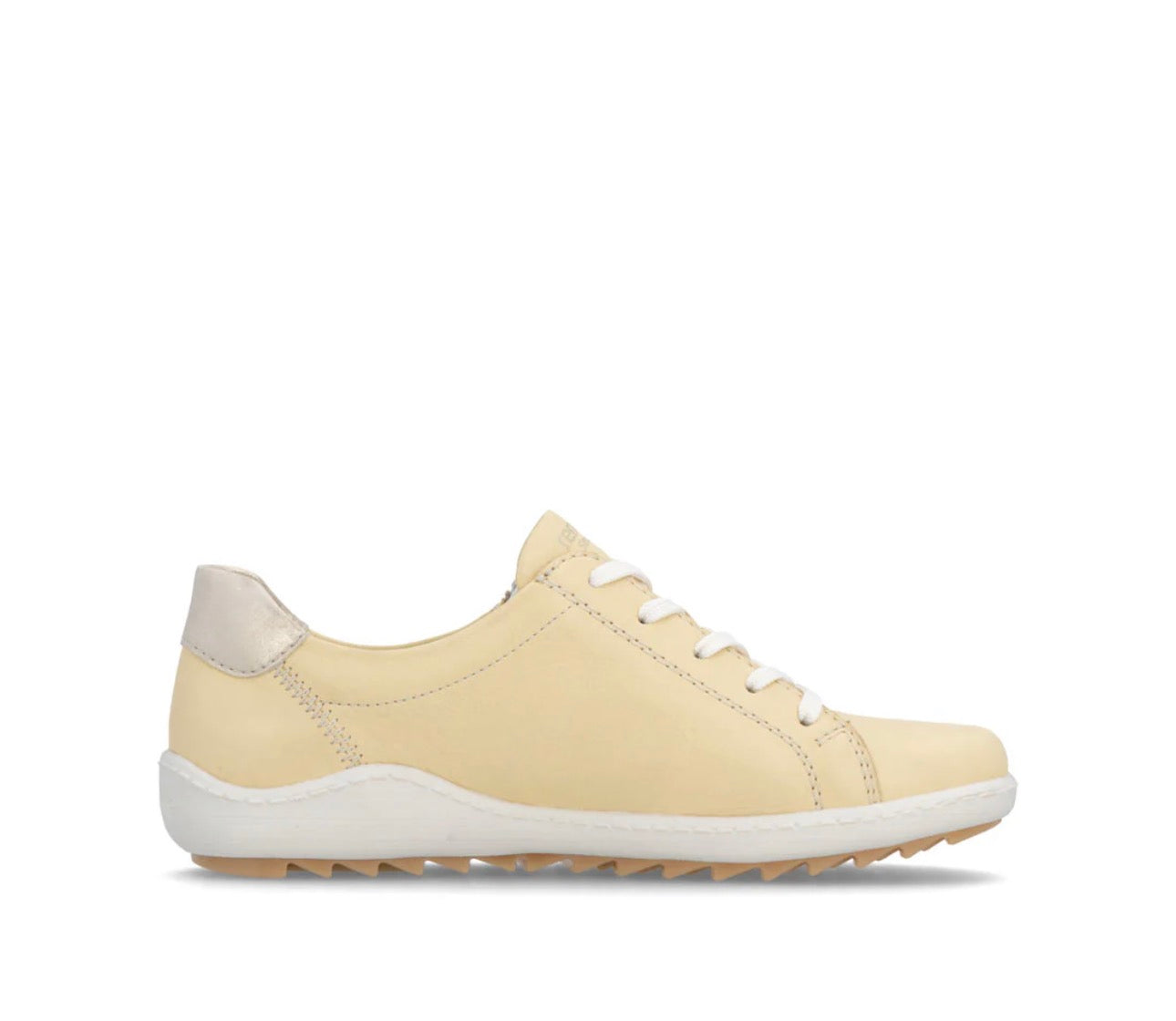 Remonte Women's Leather Sneaker Yellow