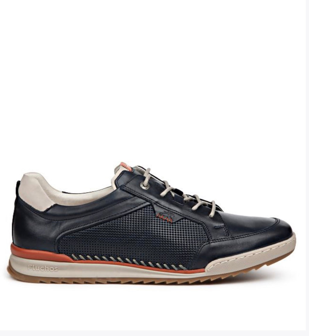 Fluchos Men’s Elder Navy Leather Sneaker