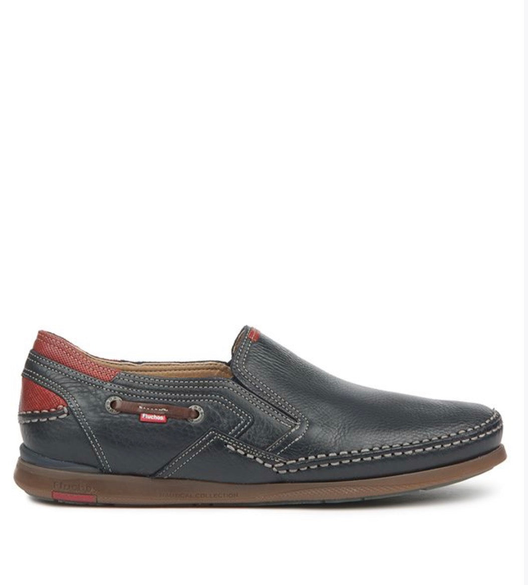 Fluchos Men’s Mariner Navy Leather Loafer