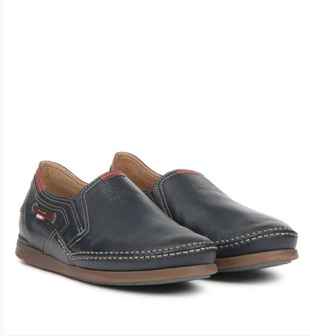 Fluchos Men’s Mariner Navy Leather Loafer