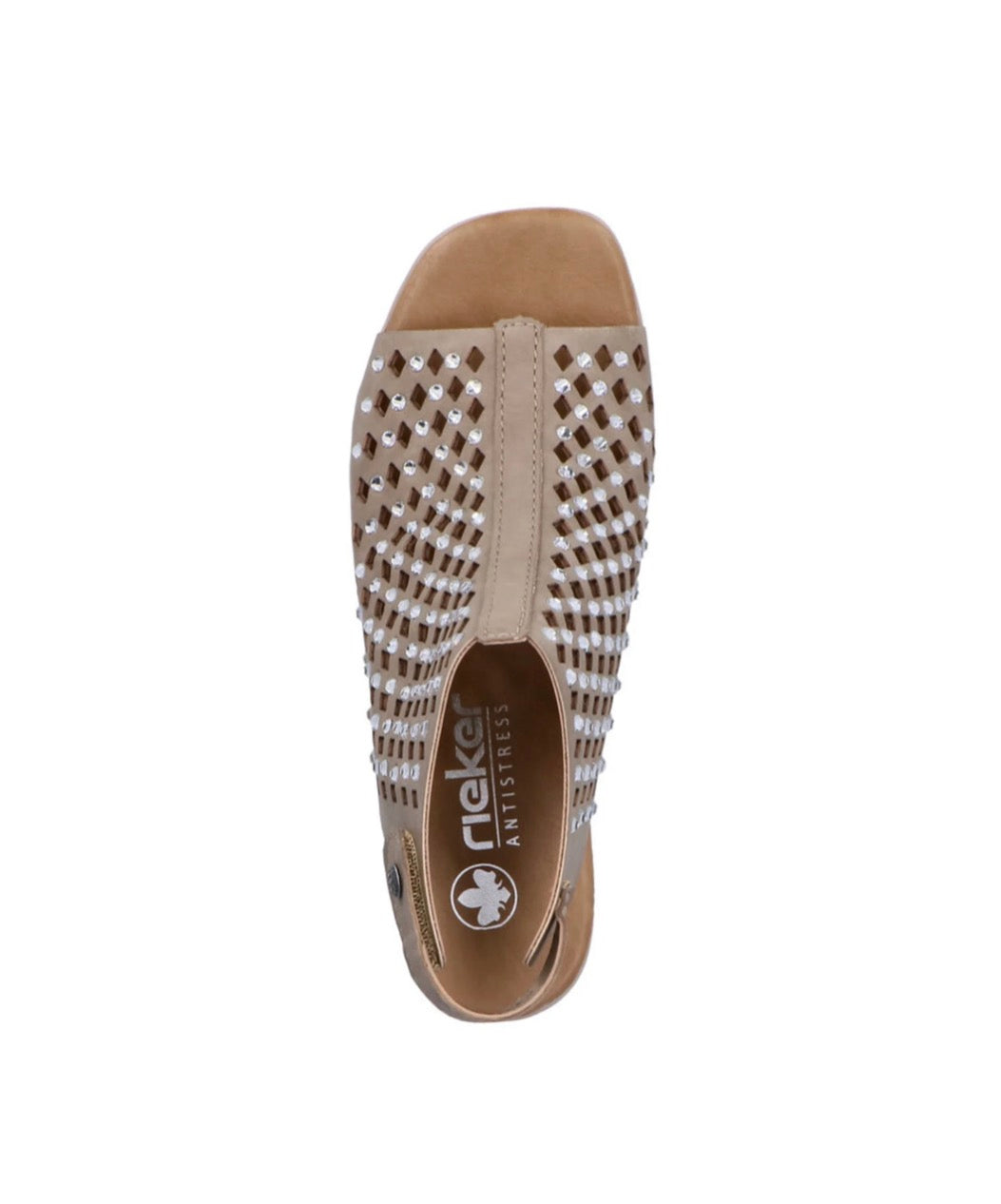 Rieker Women’s Wrapped Sparkly Sandal 64777