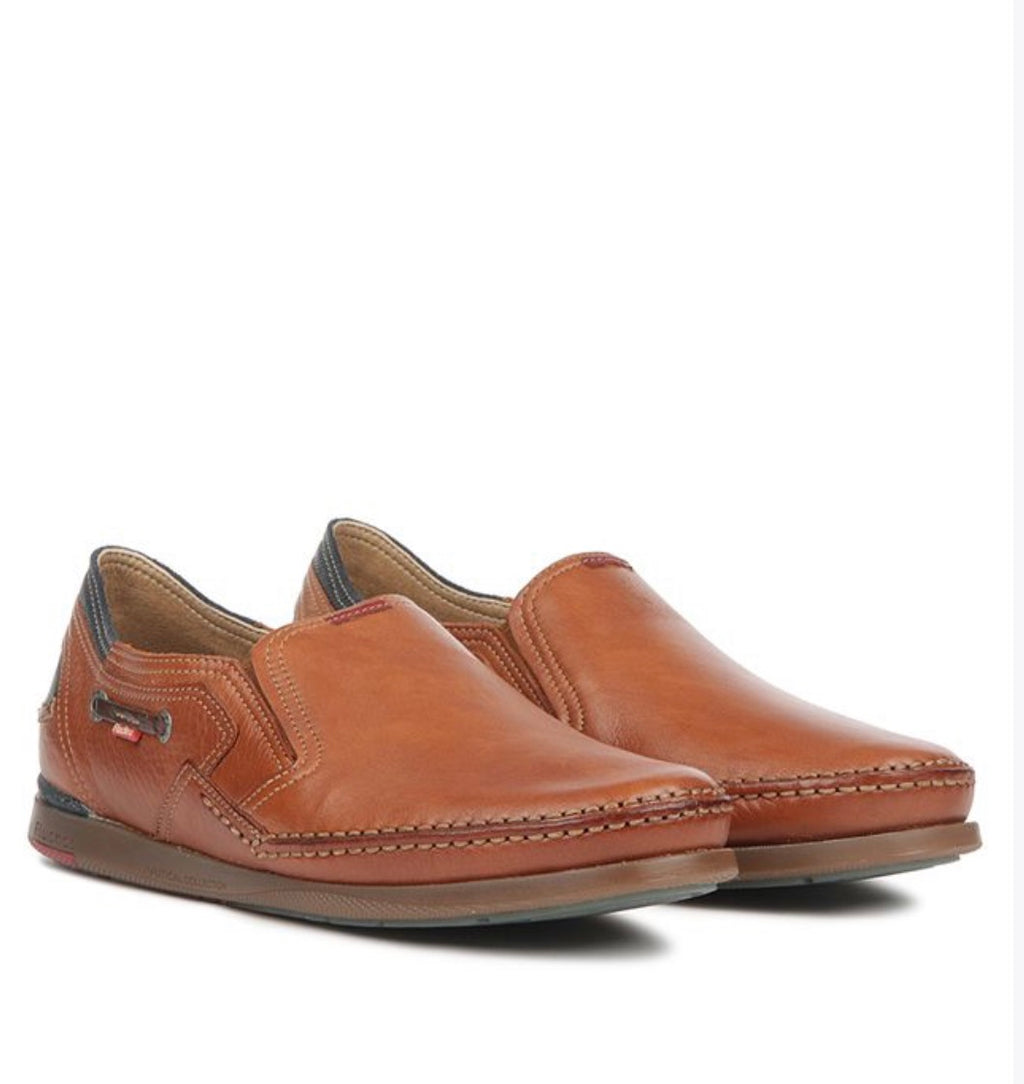 Fluchos Men’s Mariner Camel Leather Loafer