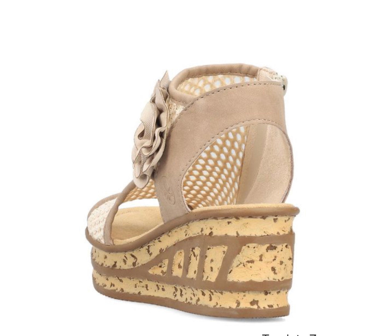 Rieker Beige Women’s Gladiator Sandals