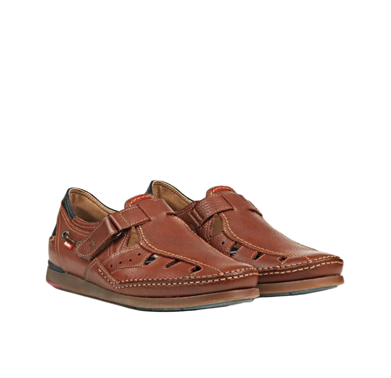 Fluchos Men’s Mariner Brown Leather Fisherman Sandal